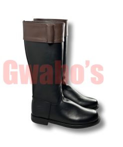 Alternative view of Handmade Deathwatch Leather Shoes - Mandalorian Inspired Deathwatch leather shoes - leather Horse Riding Boots