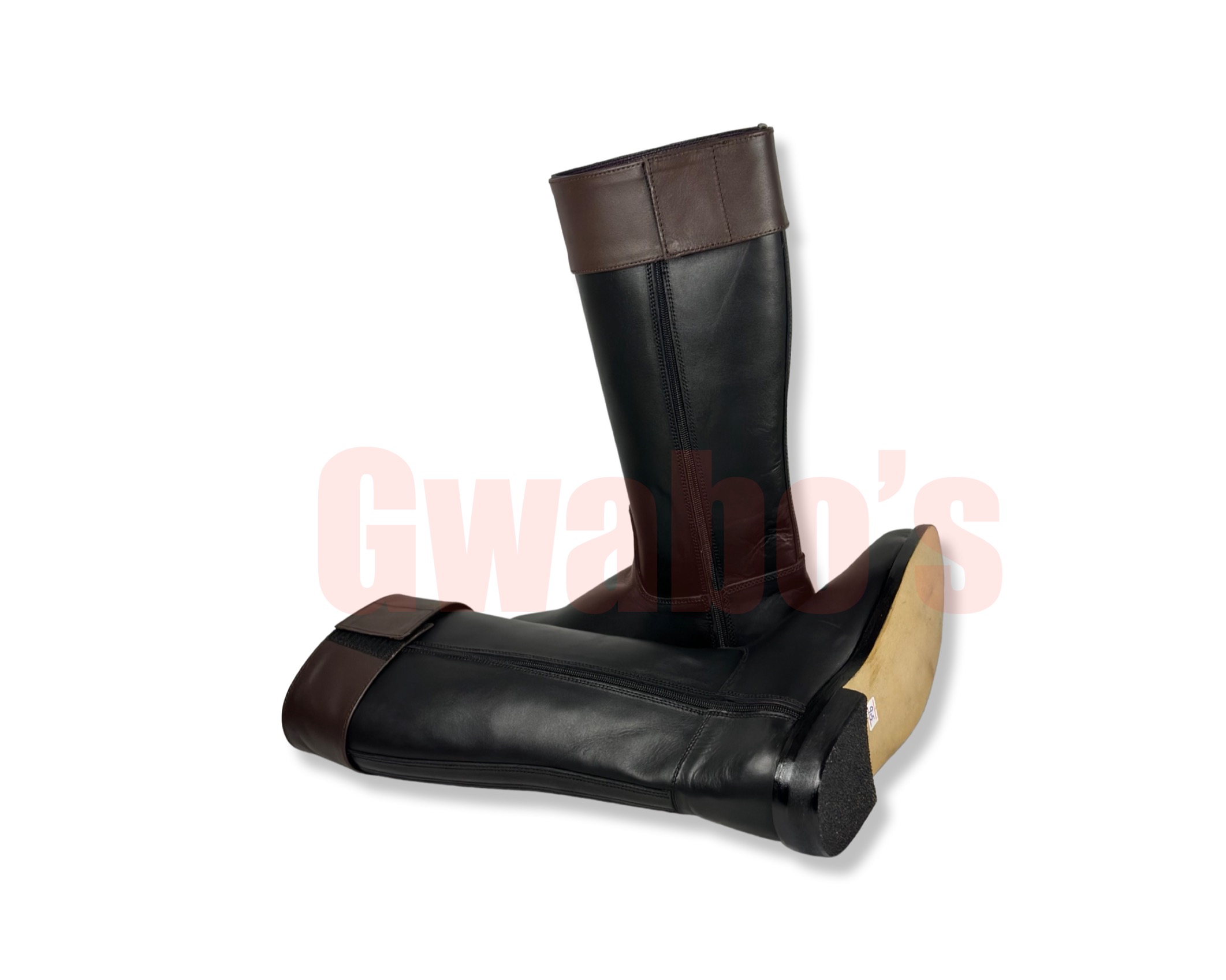 Deathwatch Mandalroian Leather Cosplay Halloween Shoes - deathwatch Boot Accessory Set - Mando Long leather shoes - Horse ridding Shoes - Image 2