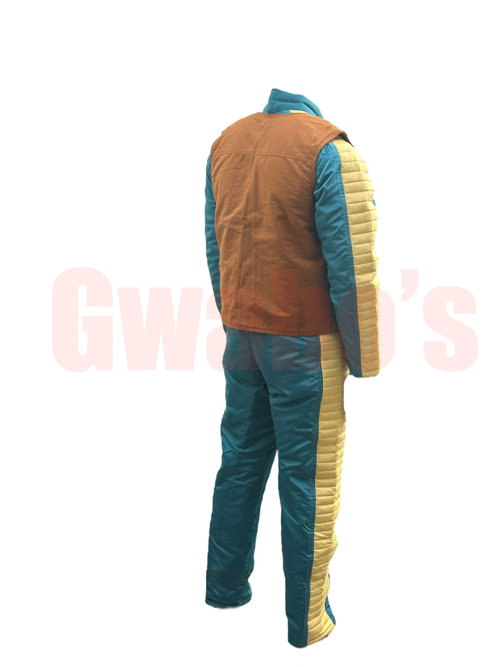 Handmade Greedo Cosplay Suit and Vest - Star Wars Costume Replica - Greedo cosplay halloween flight suit - Image 8