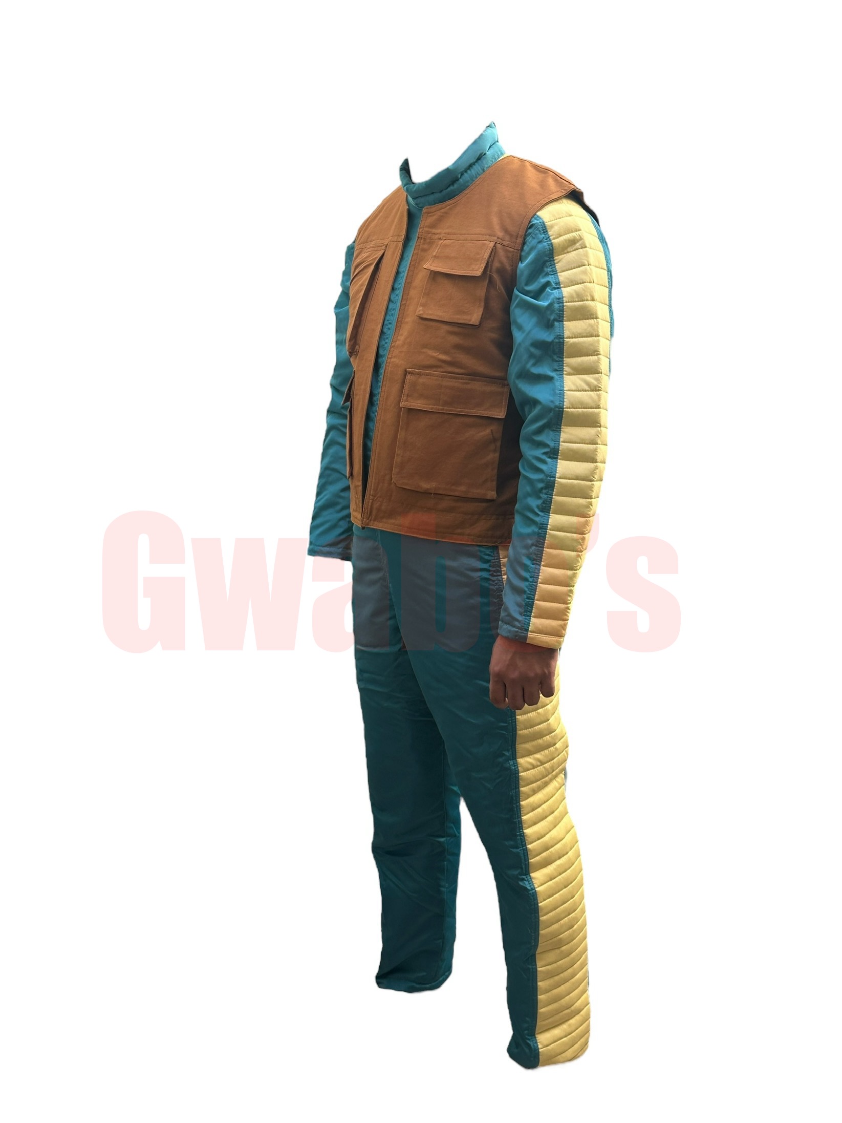 Handmade Greedo Cosplay Suit and Vest - Star Wars Costume Replica - Greedo cosplay halloween flight suit - Image 10