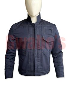 Alternative view of Rogue One: A Star Wars Story Custom Canvas Jacket - Handcrafted Rebel Style - Custom Canvas jacket