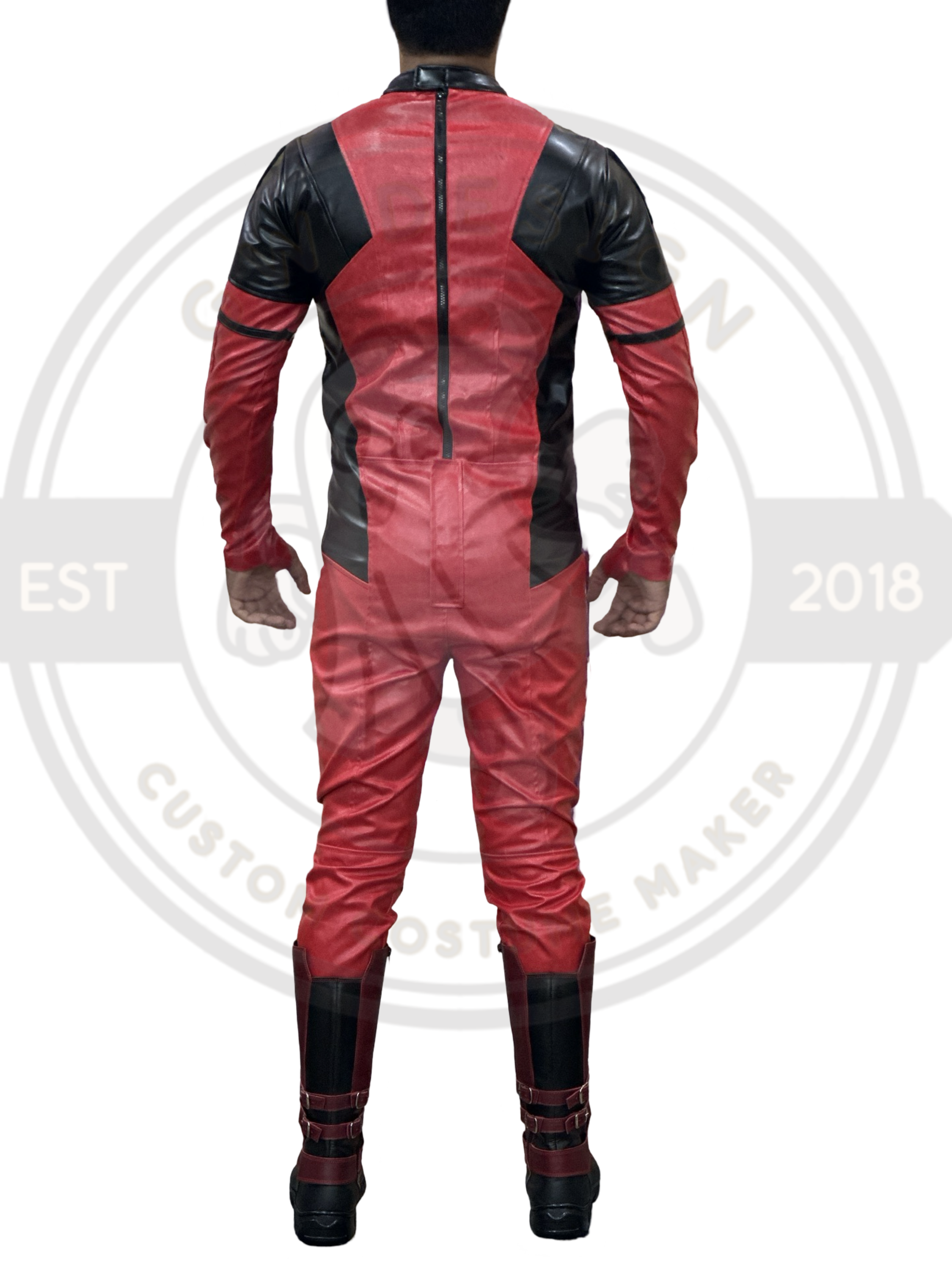 Custom Deadpool & Wolverine 3 Wade Wilson Suit Prototype – Fully Customizable, Stretchable Fabric, All Sizes - Image 4
