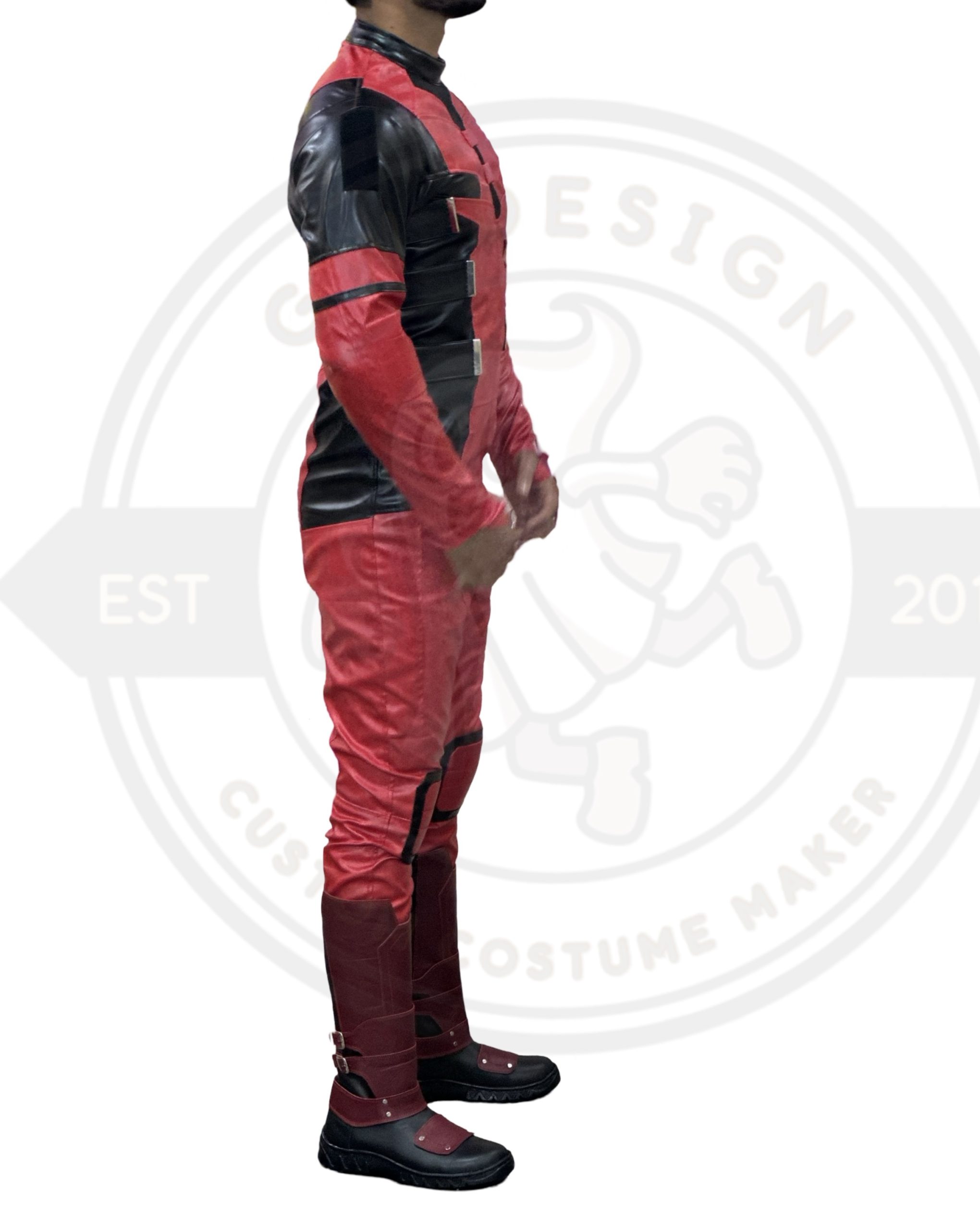 Custom Deadpool & Wolverine 3 Wade Wilson Suit Prototype – Fully Customizable, Stretchable Fabric, All Sizes - Image 3