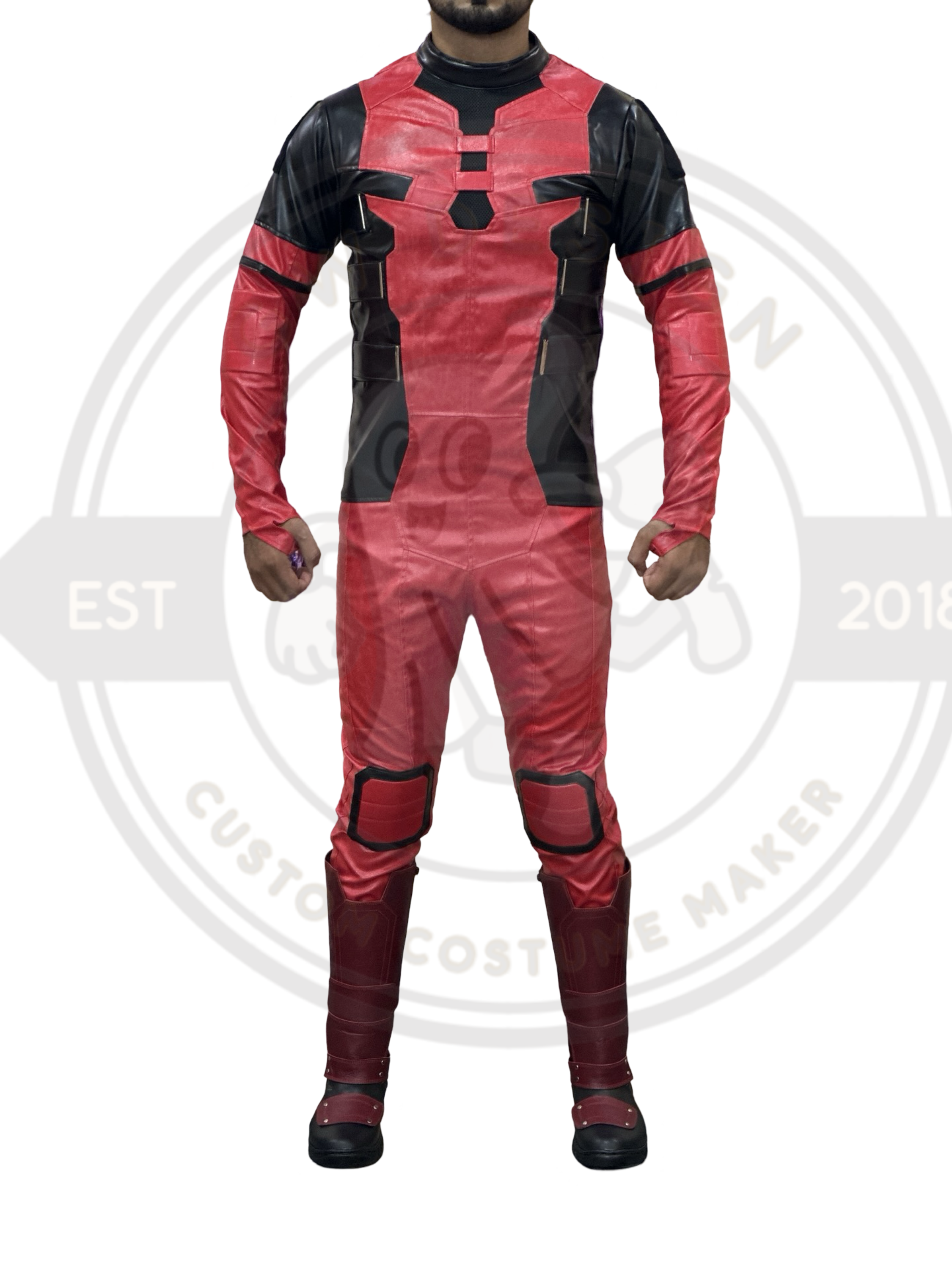 Custom Deadpool & Wolverine 3 Wade Wilson Suit Prototype – Fully Customizable, Stretchable Fabric, All Sizes