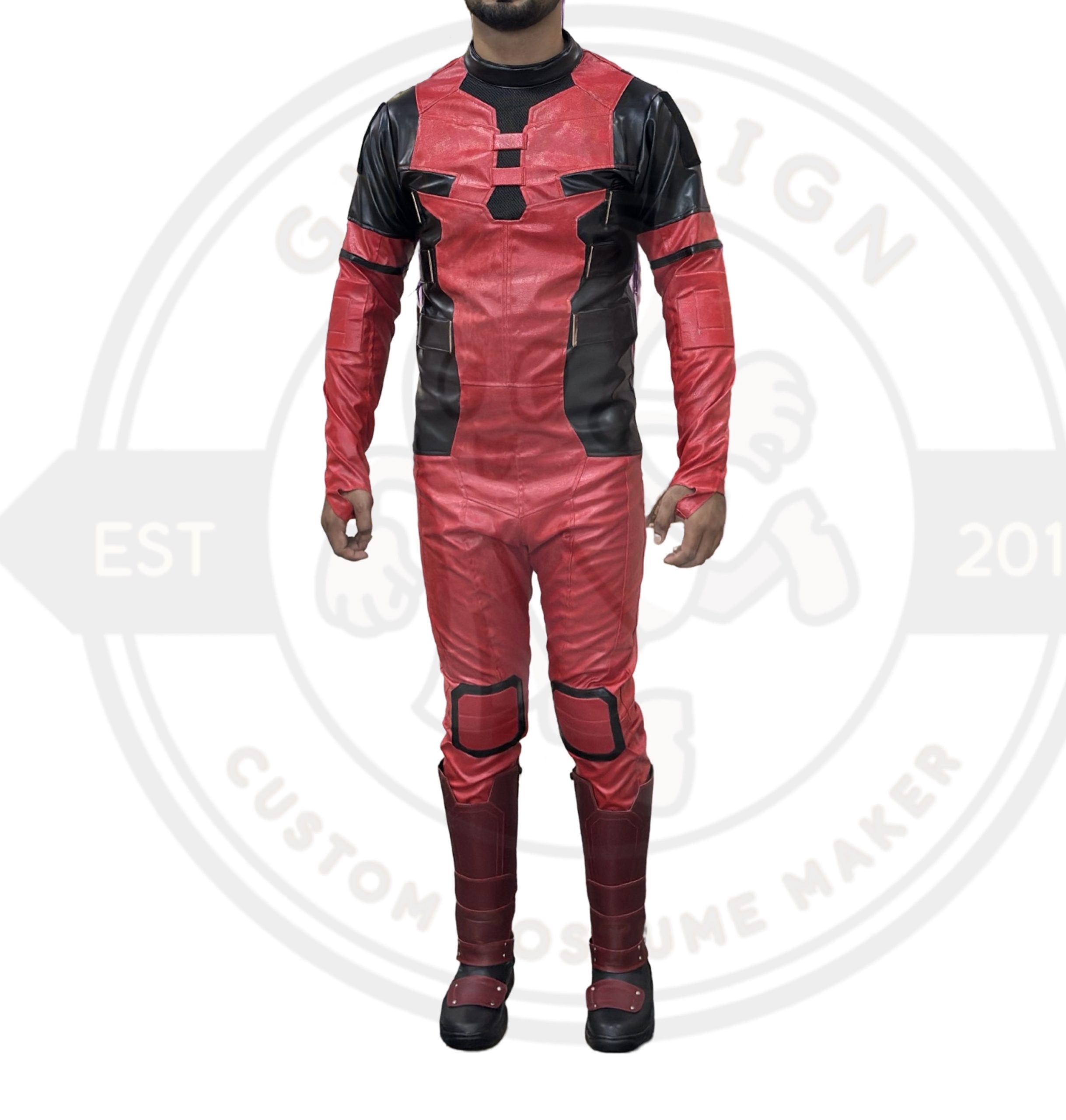 Custom Deadpool & Wolverine 3 Wade Wilson Suit Prototype – Fully Customizable, Stretchable Fabric, All Sizes - Image 5