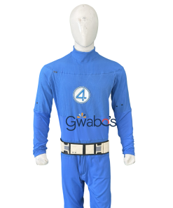 Fantastic Four Reed Richards Full Cosplay Costume Set – Suit, Belt, Boots, Gloves | Halloween & Comic Con Ready
