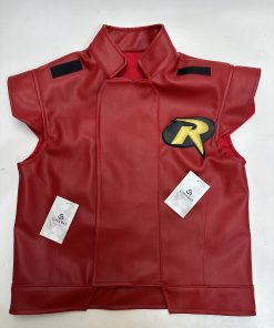 Alternative view of Custom Robin Full Costume Set – Inner Suit, Vest, Boots, Gloves & Cape – High-Quality Cosplay Outfit