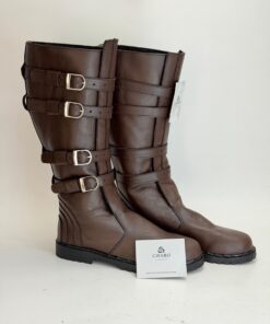Anakin Skywalker Cosplay Boots – Handmade Real Leather | Custom Fit - Image 6