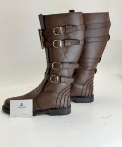 Anakin Skywalker Cosplay Boots – Handmade Real Leather | Custom Fit - Image 3
