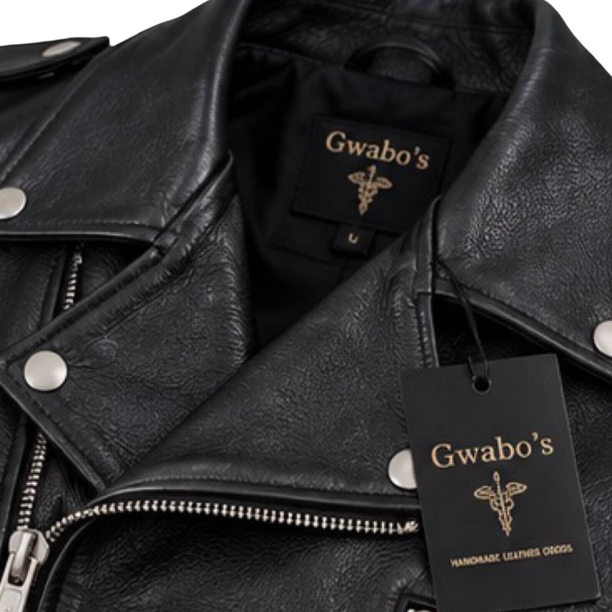 TWD Negan Black Cowhide Leather Jacket – Belted Biker Style, Made to Measure - Image 5