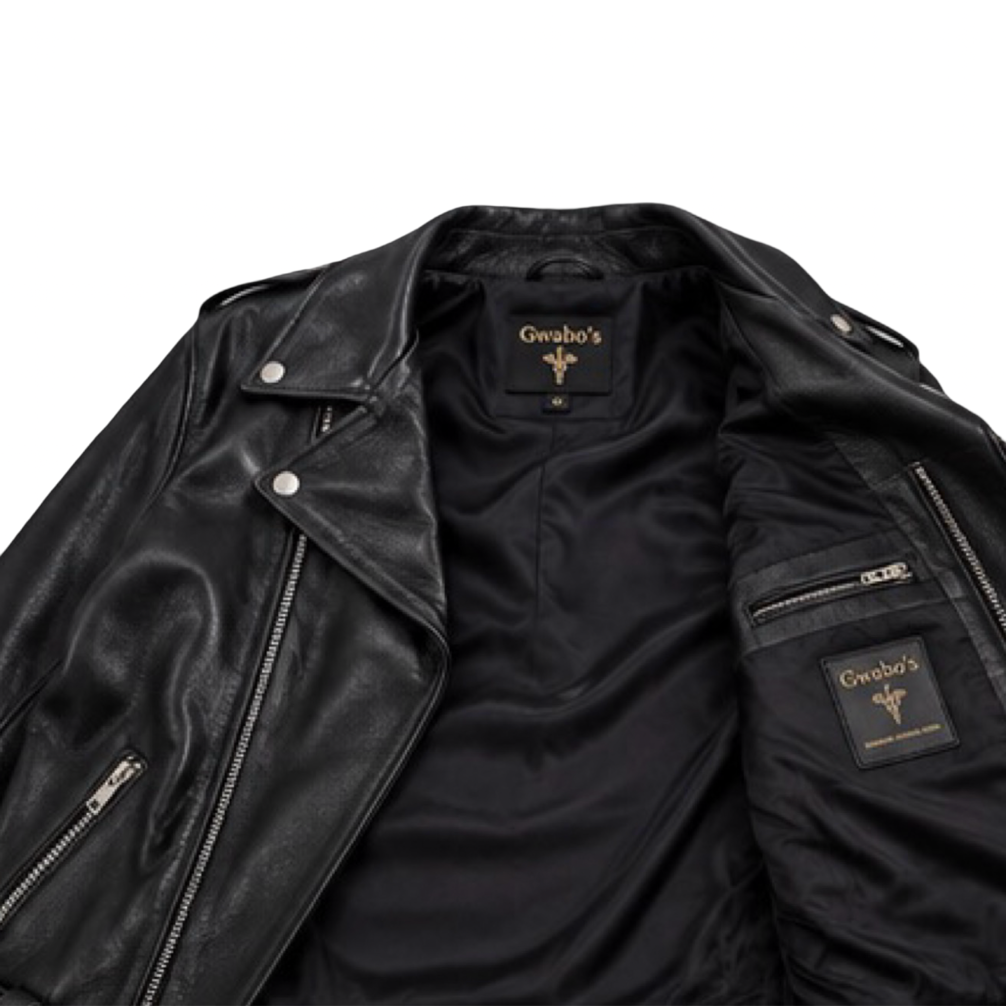 TWD Negan Black Cowhide Leather Jacket – Belted Biker Style, Made to Measure - Image 4